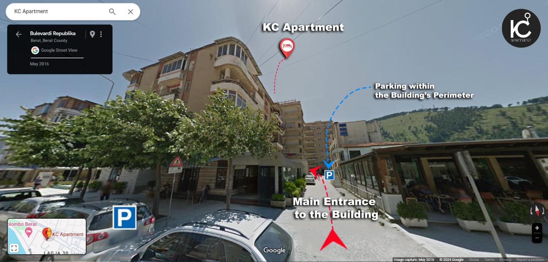 Kc Apartment Berat Buitenkant foto